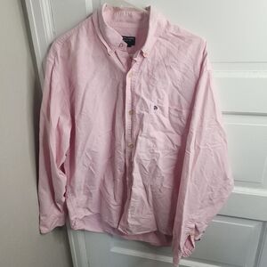 Ralph Lauren Jeans Co. Men Pink Cotton‎ Long Sleeve Button Down Shirt Medium